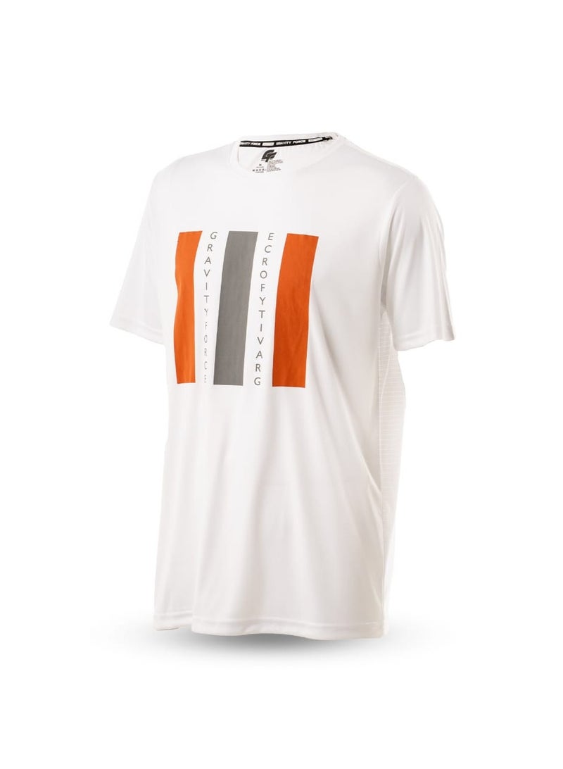 گریوِٹی فورس تي شيرت رجالي ضاغط سريع الجفاف من جرافيتي فورس | قماش خفيف الوزن قابل للتنفس | ملابس رياضية للياقة البدنية والجيم | كم قصير مناسب للرياضة - Image 2